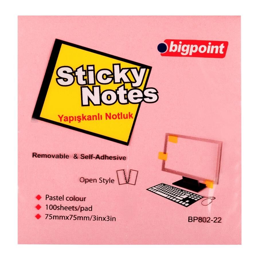BIGPOINT YAP.KAGIT 75x75 PEMBE (802-22)