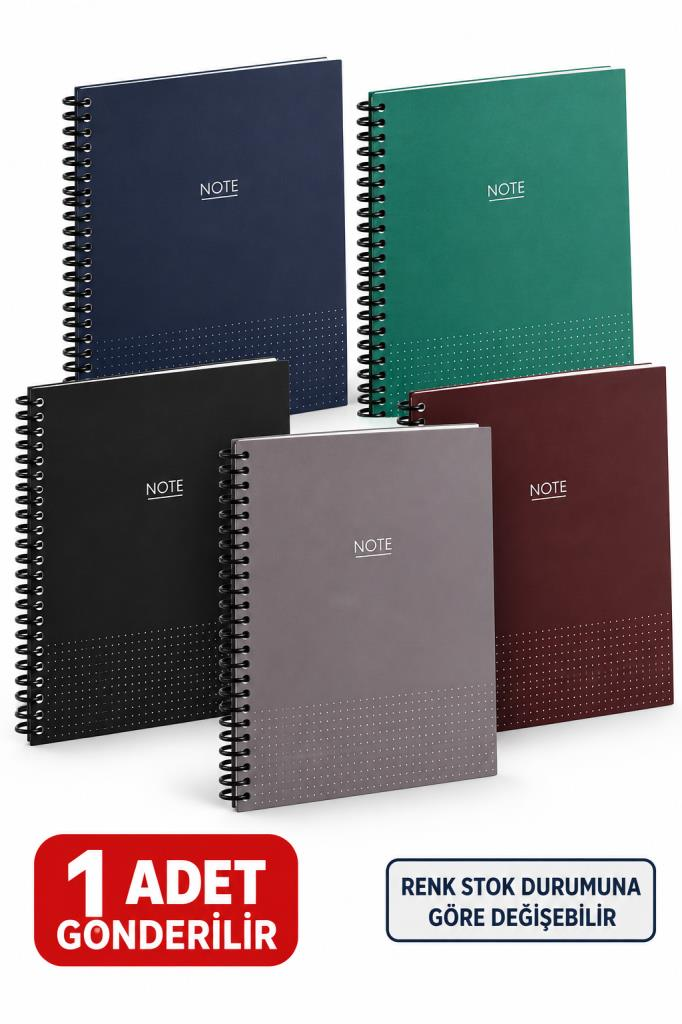 DILMAN NOTEBOOK SPR.SERT KAPAK A4 160yp. CIZ.2261