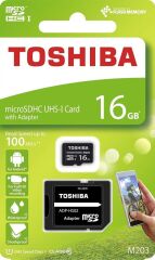 TOSHIBA M203 16GB SDXC UHS1 MICRO SD KART CLASS 10