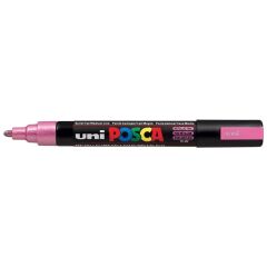 UNI POSCA SU BAZLI MARKOR METALIK PEMBE (PC-1MR)